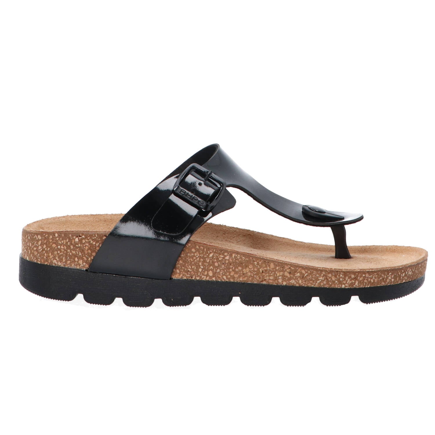 Beverly Hills Polo Club Sandalo Donna con Logo Nero