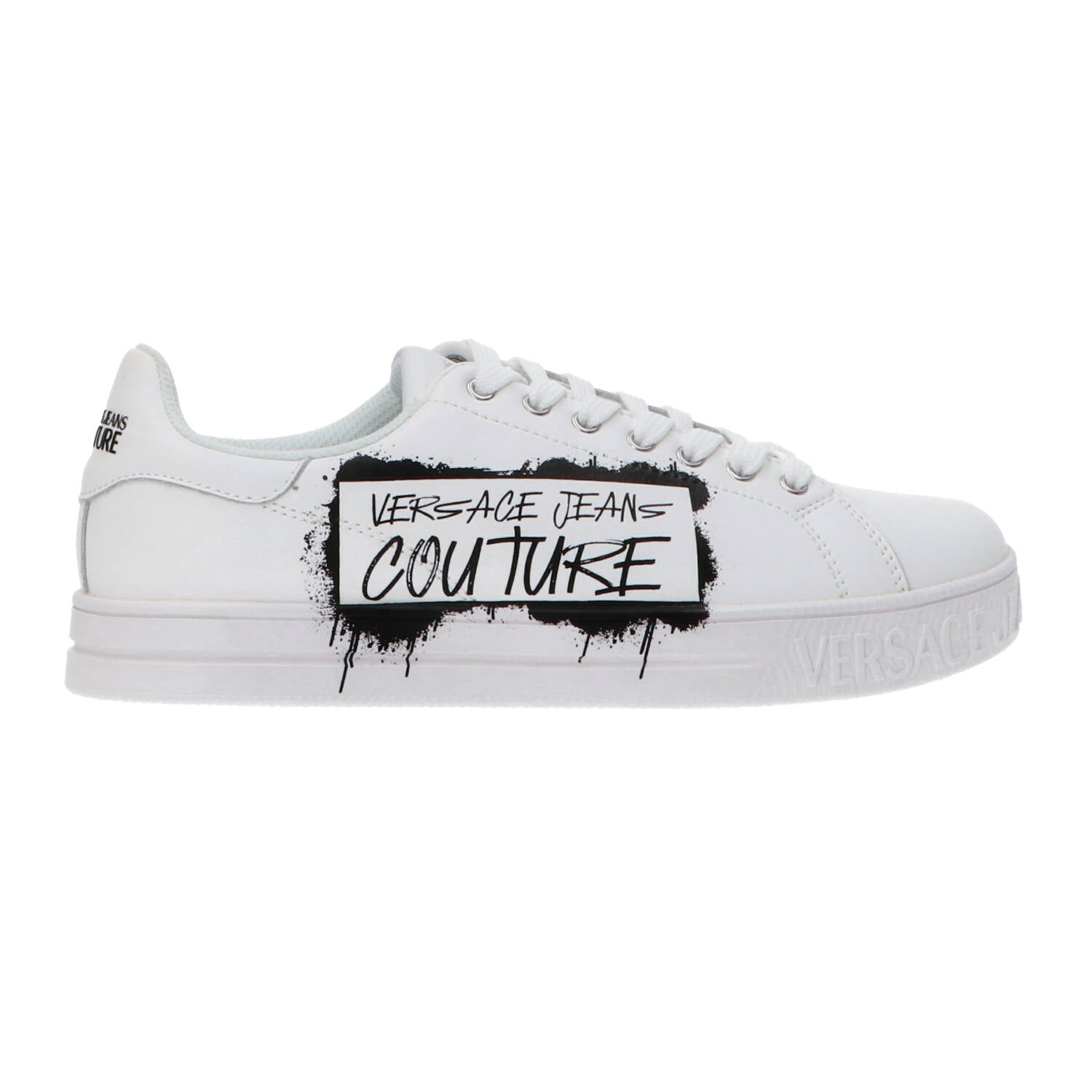 Versace Jeans Couture Sneaker Uomo con Logo Bianco